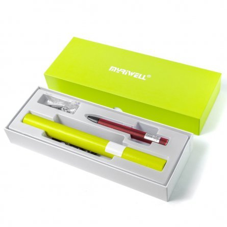 Ручка 3D Myriwell RP300A-U, пластик PCL/ABS/PLA - ассорти, красная, картонная упаковка фото 3
