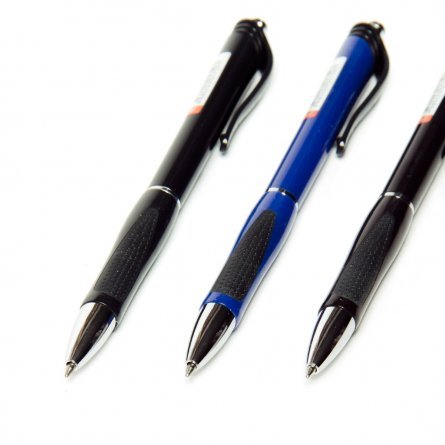 Автоматическая шариковая ручка "ALINGAR Rocket", чернила на масляной основе, синего цвета, пишущий узел 0,7 мм., пластиковый корпус, ассорти
