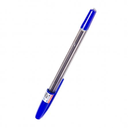 Ручка шариковая синяя с масляным стержнем ALINGAR