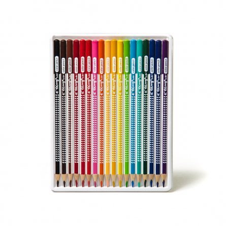 Цветные карандаши 18цв.  3-гранный деревян., корпус, грифель 0,3см., картонная коробка