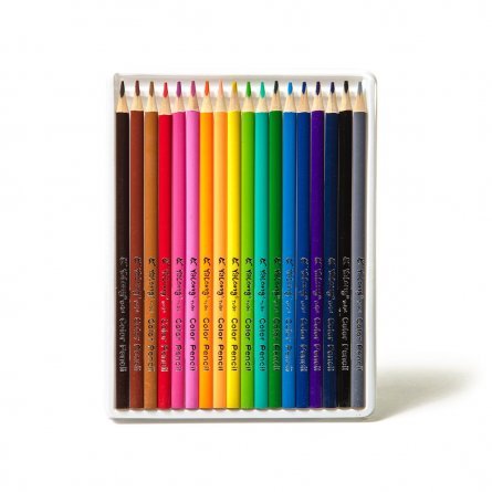 Цветные карандаши 18 цв."Путешествие" трехгран., деревян. корпус, грифель 0,3мм ., картонная коробка