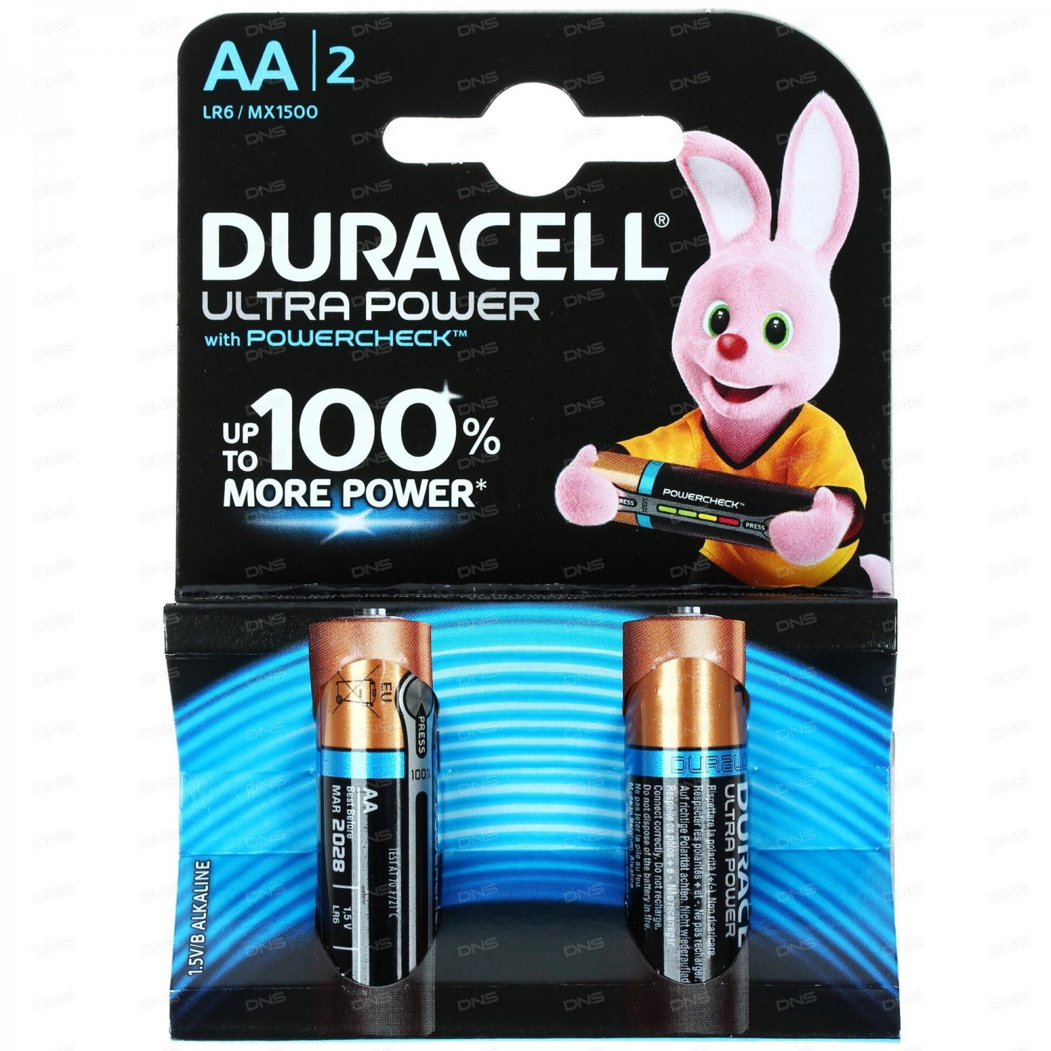 Батарейка DURACELL UltraPower LR6-2BL оптом с бесплатной доставкой по ...