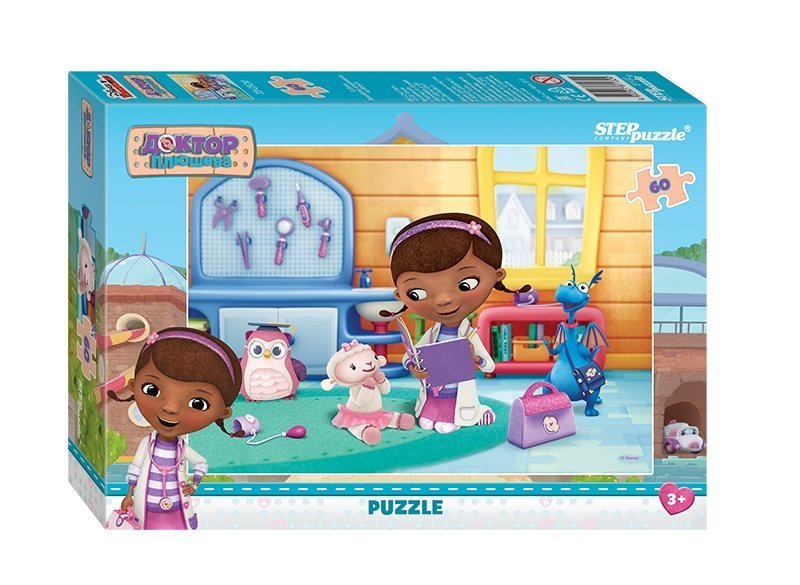 Мозаика "puzzle" 60 "Доктор Плюшева" (Disney) оптом с бесплатной ...