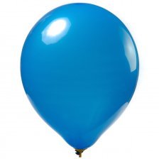 Шар воздушный пастель №12, синий, 100шт/уп