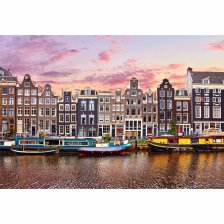 Картина по номерам Рыжий кот, 30х40 см, с акриловами красками, 18 цветов, холст, "Амстердамский квартал"