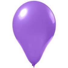 Шар воздушный пастель №10, фиолетовый, 100шт/уп