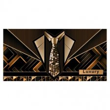 Конверт для денег Мир открыток "Luxury" 168*83 мм, рельеф, глиттер