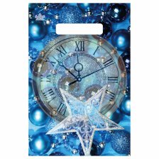 Пакет полиэтиленовый вырубной Миленд, 30*20 см, "Время Нового года"