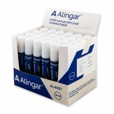 Клей силикатный Alingar, 30 мл, пластиковый тюбик, губчатый аппликатор