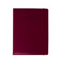 Дневник школьный Alingar 1-11 кл., 48л., 7БЦ, иск.кожа, тиснение, на резинке, "Classic style" Purplish red