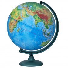 Глобус физический, Глобусный мир, d=320 мм, на круглой подставке