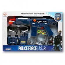 Набор "Отряд быстрого реагирования" №2, пластиковое оружие и принадлежности полицейского