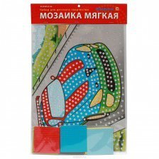 Мозаика мягкая Рыжий кот, А3, пакет с европодвесом, "Машина"