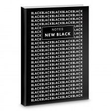 Планинг полудатированный, Канц-Эксмо, швейно клеевой переплет, 48 л., "New Black. Дизайн 2"