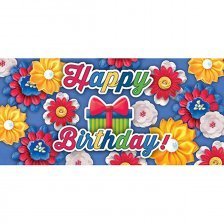 Конверт для денег Мир открыток "Happy Birthday!", 224*201 мм