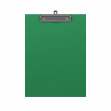 Планшет с верхним зажимом ErichKrause, А4, 230х315х3 мм, бумвинил, 2000 мкм, "Standart" зеленый