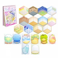 Наклейки для творчества - антистресс блокнот, 135*195 мм, "Sticker Collection", MINI, 3D стикеры, 20 комнат, 20 листов с наклейками, пакет с европодв.