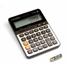 Калькулятор Alingar 12 разрядов, 190*145*17 мм, серо/черный, "СТ-2В"