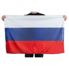 Флаг 70*105см РФ триколор сетка