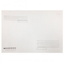 Конверт почтовый С5 (162*229мм.), белый, с подсказом, прямоугольный клапан, внутренняя запечатка, стрип, Проф-Пресс