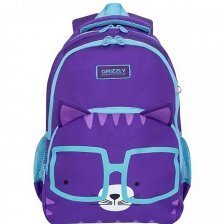 Рюкзак школьный Grizzly (/1 фиолетовый)