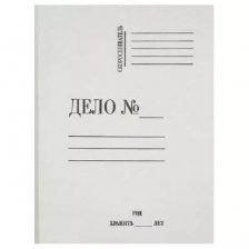 Папка-обложка "Дело" COLORCODE, А4, картон мелованный, 300г/м2, белый