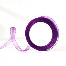 Тесьма капроновая 4 см, 100 Y цв. фиолет