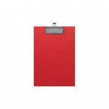 Планшет с зажимом ErichKrause, Standart, А5, 160х230х3 мм, 2000 мкм, красный