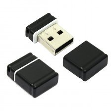 Кар.пам.USB 2.0, 16 Gb QUMO Nano Black