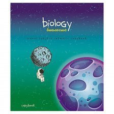 Тетрадь предметная "Космос, Биология", А5, 40л., на скрепке, мелованный картон, Апплика