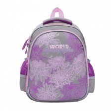 Рюкзак Grizzly школьный (/2 лиловый), 280х360х200 мм