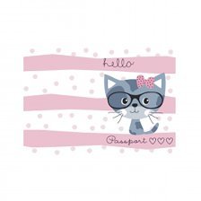 Обложка для паспорта "Hello cat"
