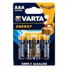 Батарейка  Varta Energy LR03-4BL (4/40/200)