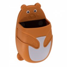 Магнитная подставка для маркерной доски фигурная, Alingar, 12 х 7 х 4 см, "Медвежонок", коричневый, губка-стиратель, европодвес