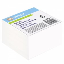 Блок бумажный для записи Alingar "Стандарт", 9*9*5 см, белый, непроклееный, без линовки, 60 г/м2