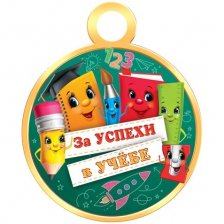 Медаль "За успехи в учёбе", 100 мм * 100 мм.