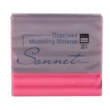 Полимерная глина (пластика) Сонет, брус пастельно-розовый, 56 гр.