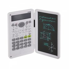 Калькулятор научный с графическим планшетом Alingar 12 разрядов, для ЕГЭ, 240 функций, 152*80*18 мм, белый, раскладной, стилус, батарея в комплекте