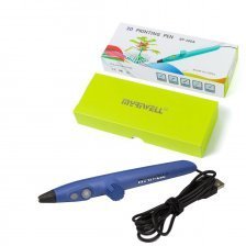Ручка 3D Myriwell RP200A, PLA, синяя, картонная упаковка