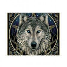 Картина по номерам Alingar, 30х40 см, 20 цветов, с акриловыми красками, холст, "Волк"