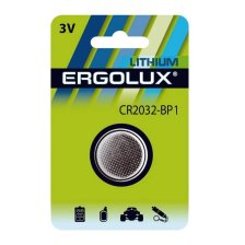 Батарейка таб. Ergolux CR2032-BР1 (1/10)