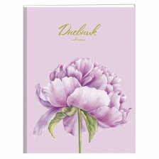 Дневник школьный, Канц-Эксмо, 5-11 кл., 48 л., 7БЦ, мат. ламин., мокрый шелк, тисн. фольгой золото, цветн. форз., "Нежный цветок"