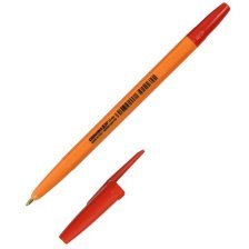 Ручка шариковая "CORVINA 51 VINTAGE" (Universal), красная, 1 мм, оранжевый пластиковый корпус, картонная упаковка