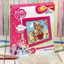 Фреска-картина из песка, Lori Hasbro My Little Pony "Эппл Джек", картонная упаковка
