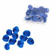 Розочки из фоамирана Schneider, синие, упаковка полиэтилен, 20 шт.