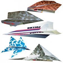 Набор фигурок-оригами Клевер, 215х225х18 мм, оригами, картонная упаковка, "Самолеты. Оригами"