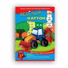 Картон цветной Апплика, А4, 6 листов, 6 цветов, мелованный двухсторонний с узором, картонная папка, "Ромбики"