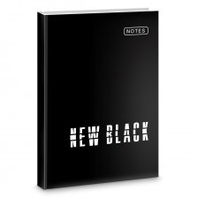Планинг полудатированный, Канц-Эксмо, швейно клеевой переплет, 48 л., "New Black. Дизайн 4"