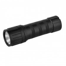 Фонарь "Ultraflash LED 7102-ТН", цвет чёрный, 1 LED, 1 реж, пластик., блистер