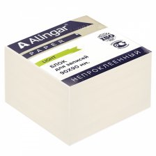 Блок бумажный для записей Alingar "Стандарт", 9*9*4,5 см, белый, непроклееный